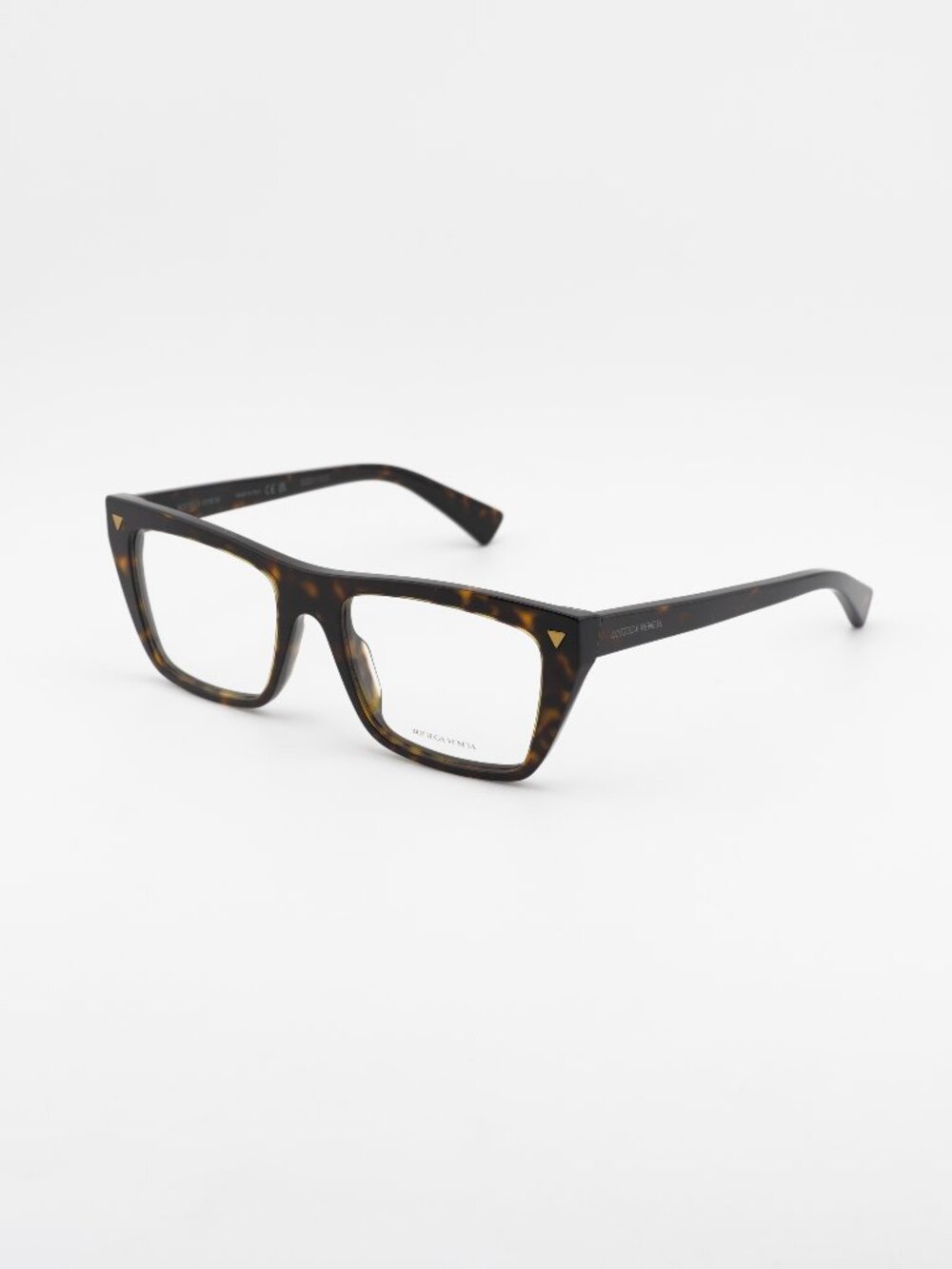 Bottega Veneta BV1258O 002 Eyeglasses Havana 53mm Rectangle Frame